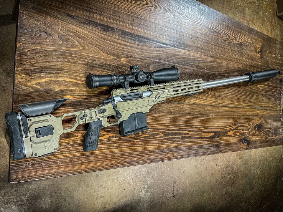 375 Cheytac in Cadex Defense Dual Strike Chassis