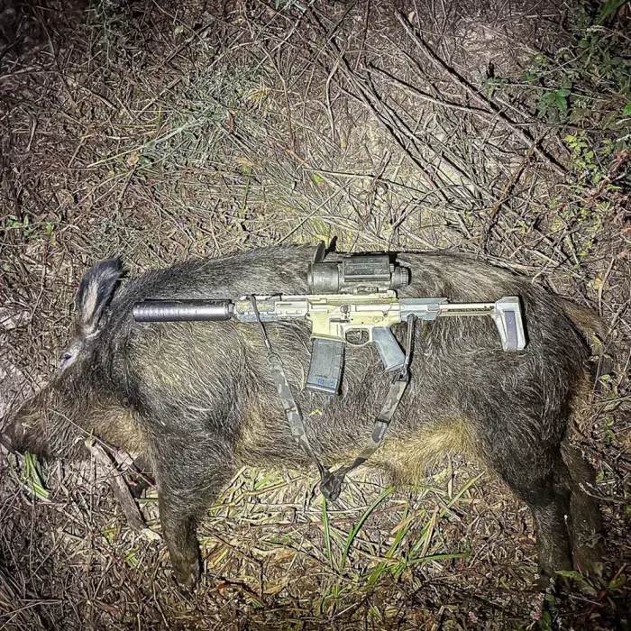 Team 3G customer with a 3G Guns custom rifle